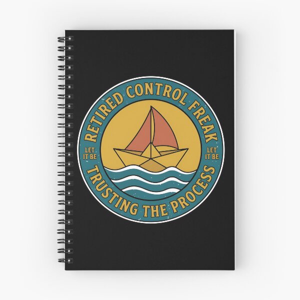 Item preview, Retired Control Freak Trusting The Process Vintage Badge designed and sold by DuckOddity.