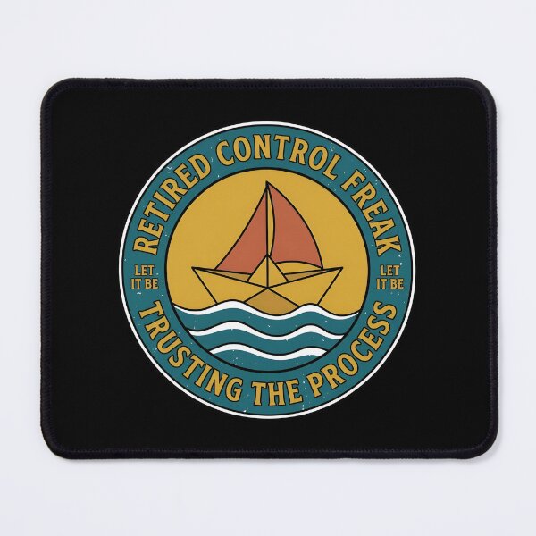 Item preview, Retired Control Freak Trusting The Process Vintage Badge designed and sold by DuckOddity.