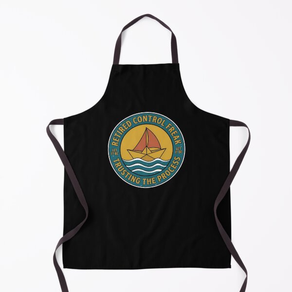 Item preview, Retired Control Freak Trusting The Process Vintage Badge designed and sold by DuckOddity.
