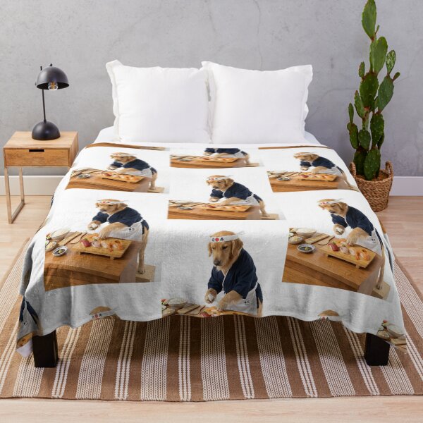 Item preview, Golden Retriever Sushi Chef Masterpiece designed and sold by PictoVibe.