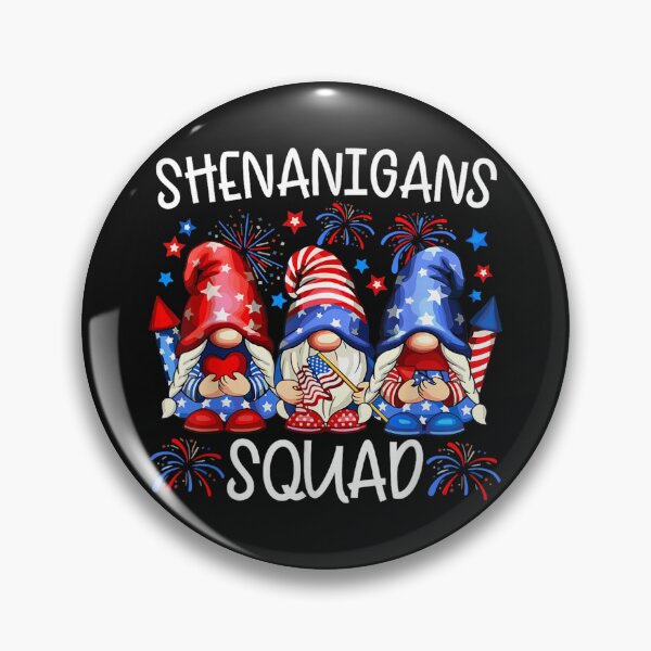 Item preview, Patriotic Gnomes 4th Of July Funny Shenanigans Squad designed and sold by LucindaLong ⭐⭐⭐⭐⭐(992).