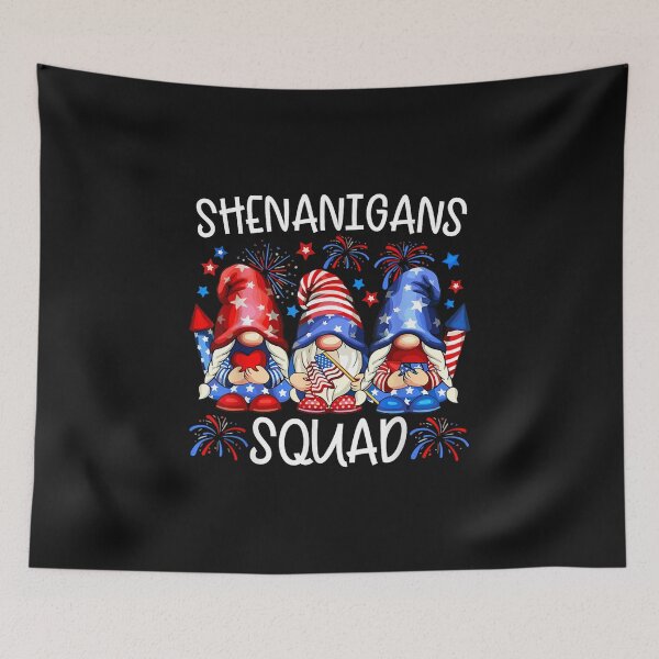 Item preview, Patriotic Gnomes 4th Of July Funny Shenanigans Squad designed and sold by LucindaLong ⭐⭐⭐⭐⭐(992).