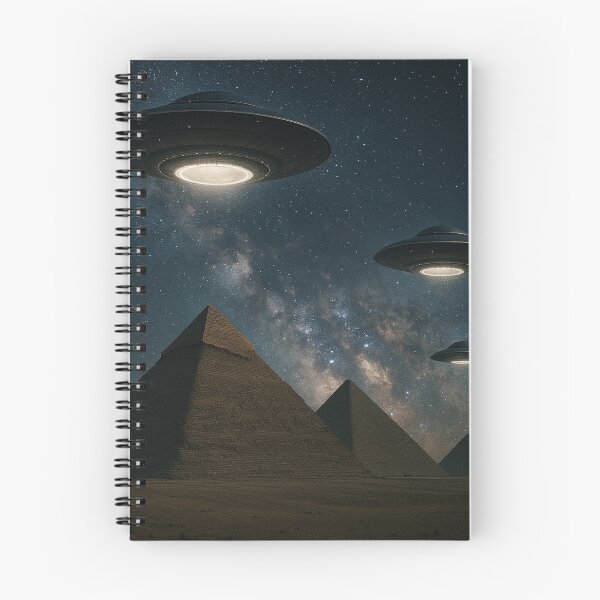 Item preview, UFOs Over Pyramids  designed and sold by bernswell.
