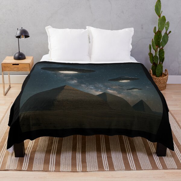 Item preview, UFOs Over Pyramids designed and sold by bernswell.
