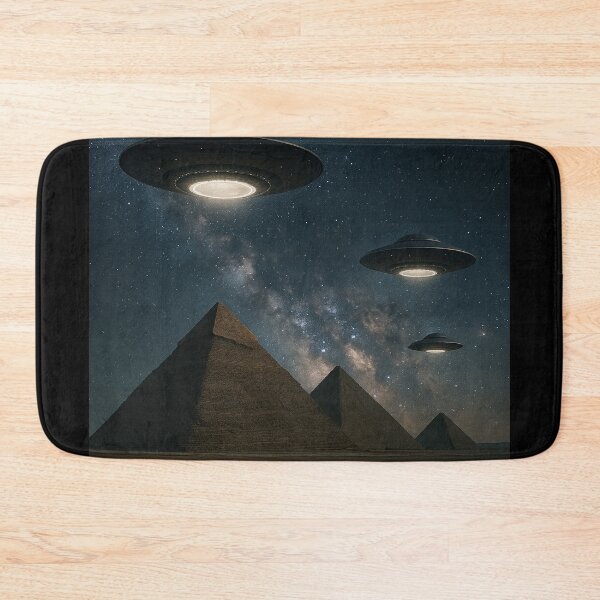 Item preview, UFOs Over Pyramids  designed and sold by bernswell.