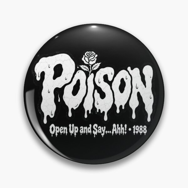 Item preview, Poison Open Up and Say Ahh 1988 Slime Glam Rock designed and sold by JMS-Artvintage.