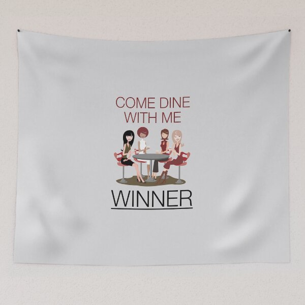 Item preview, Come Dine With Me WINNER (on Grey) designed and sold by PawsitiveMum3.