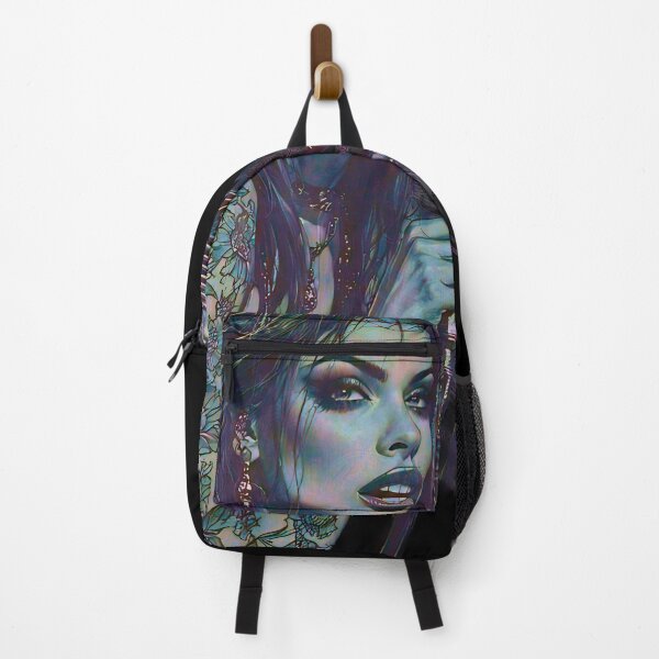 Item preview, Vibrant Tattooed Female Singer Vintage Mic Art designed and sold by UrbanPrts.