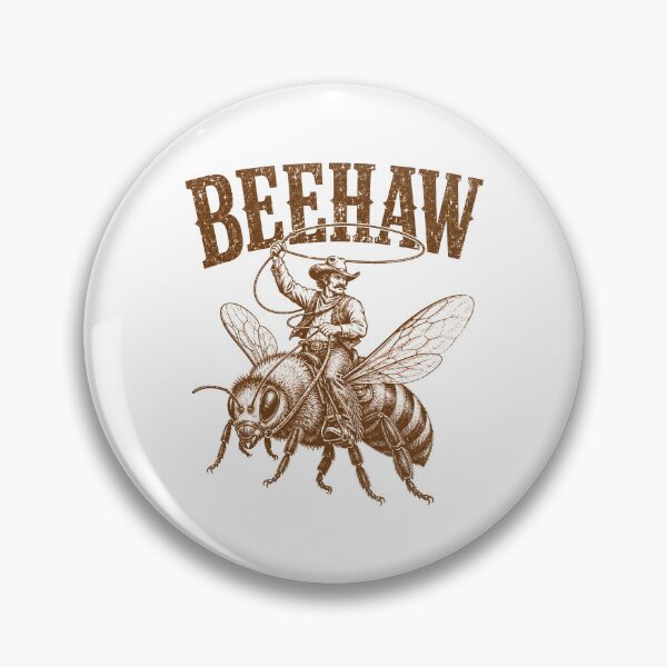Item preview, Beehaw Cowboy Western Honey Bee designed and sold by a-turner-paint.