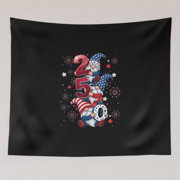 Item preview, Gnome 250 Years 1776-2026 250th Birthday 4th July Patriotic designed and sold by LucindaLong ⭐⭐⭐⭐⭐(992).