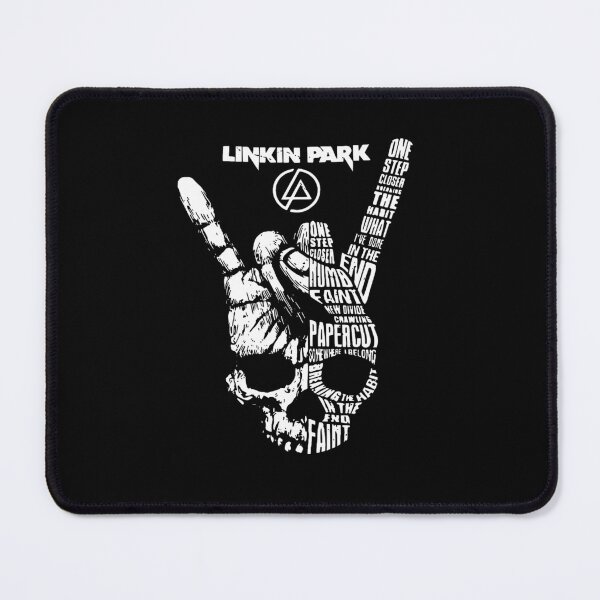 Item preview, Linkin Park Skull Rock Hand Typography Art designed and sold by NorthenStudio.