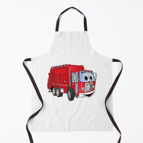 Item preview, Red Smiling Garbage Truck Cartoon designed and sold by Scott Hayes.