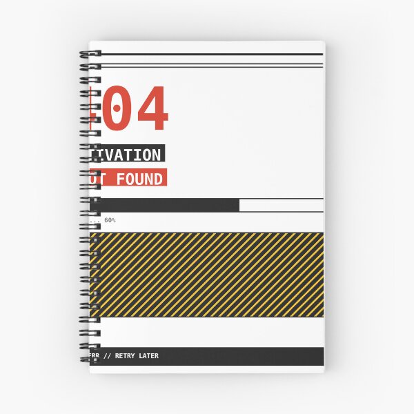 Item preview, 404 Motivation Not Found Brutalist Sticker designed and sold by PlusScanner.