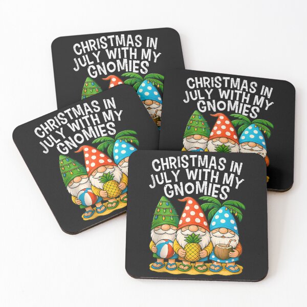 Item preview, Gnome Christmas In July With my Gnomies Summer Vacation 2026 designed and sold by LucindaLong ⭐⭐⭐⭐⭐(992).