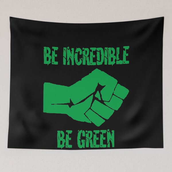 Item preview, Be Incredible Be Green Funny Eco Comic Graphic designed and sold by MathWare MathClips.
