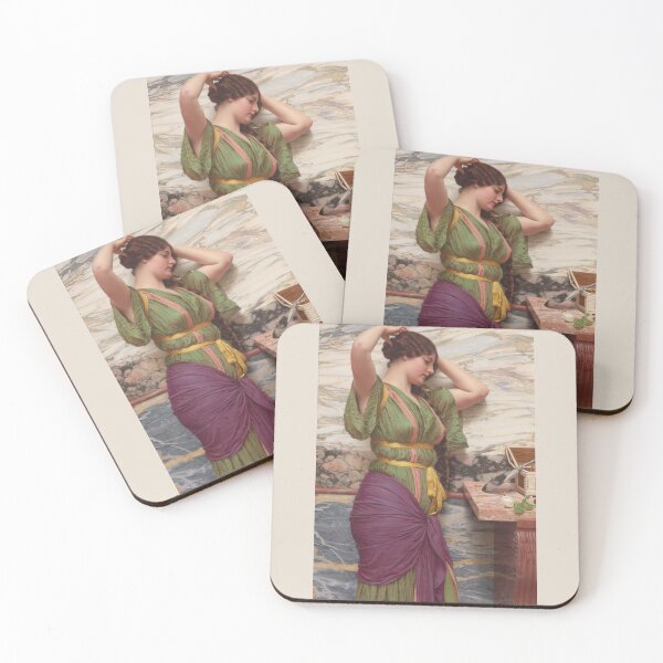 Item preview, John William Godward - A Fair Reflection 1915 designed and sold by Matthew Allred.