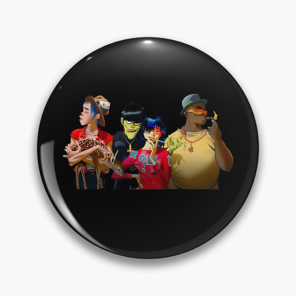 Artikelvorschau, Gorillaz Virtuelle Bandgruppe entworfen und verkauft von deathfallstudio.