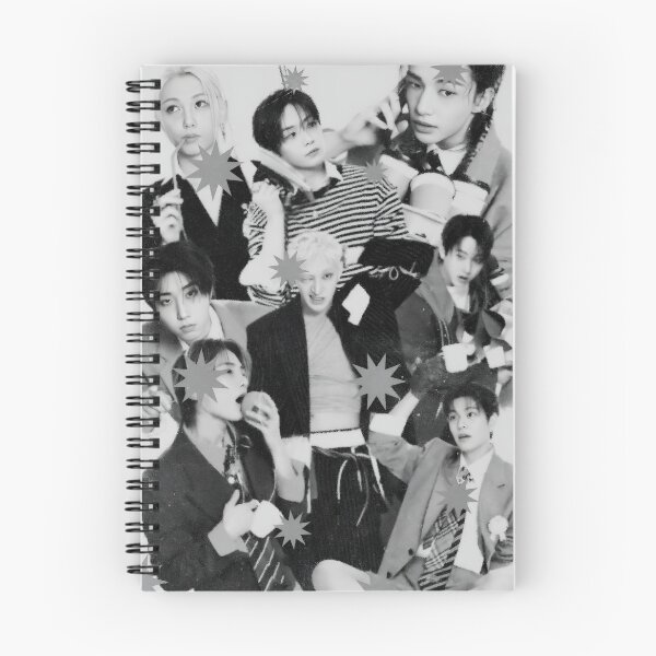 Item preview, Stray Kids This and That black and white kpop skz skzoo you make stray kids stay comeback bang chan lee know changbin hyunjin han felix seungmin IN world tour 5 star divine poster designed and sold by Kpop-Noona.