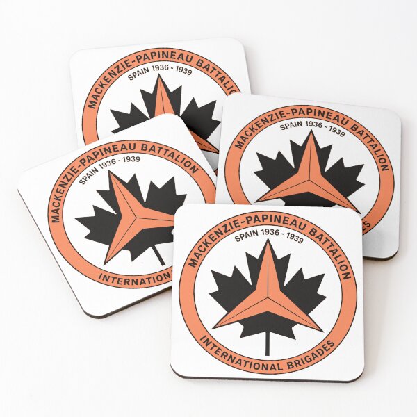 Item preview, Mackenzie Papineau Battalion International Brigades Antifascist Emblem Print designed and sold by PinUpPizzazz.