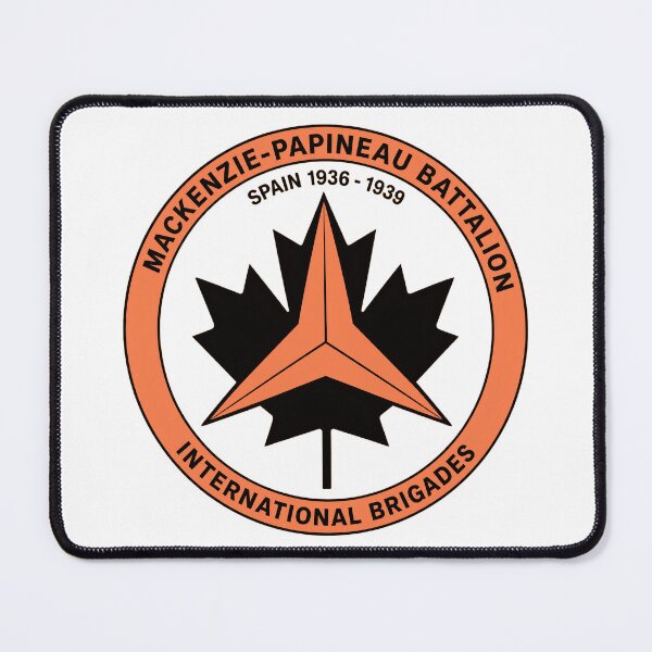 Item preview, Mackenzie Papineau Battalion International Brigades Antifascist Emblem Print designed and sold by PinUpPizzazz.