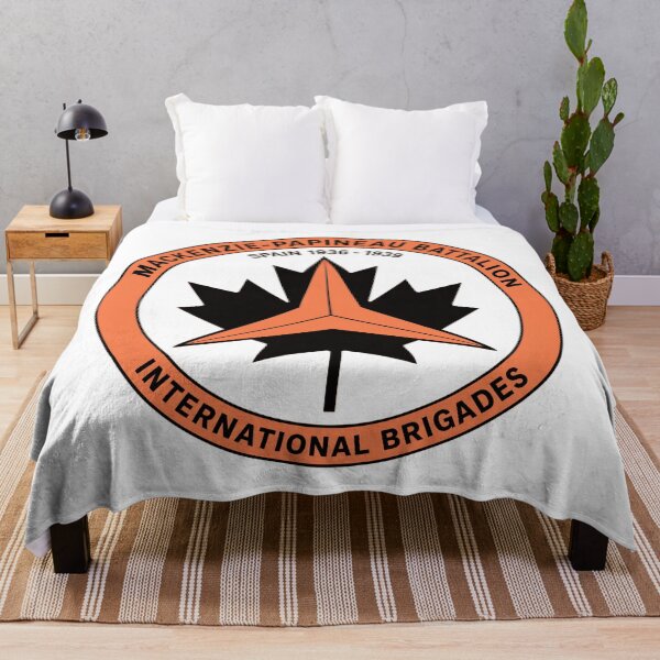 Item preview, Mackenzie Papineau Battalion International Brigades Antifascist Emblem Print designed and sold by PinUpPizzazz.