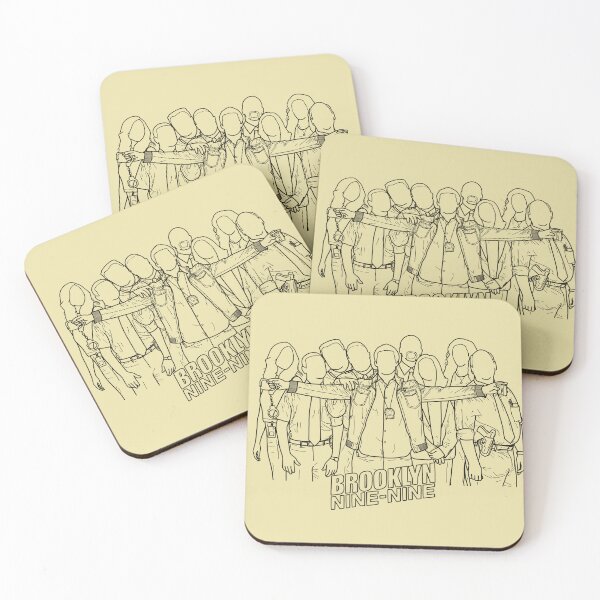 Item preview, Brooklyn Nine Nine Team Portrait Outline designed and sold by Line & Tide.