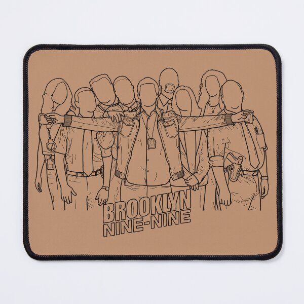 Item preview, Brooklyn Nine Nine Team Portrait Outline designed and sold by Line & Tide.