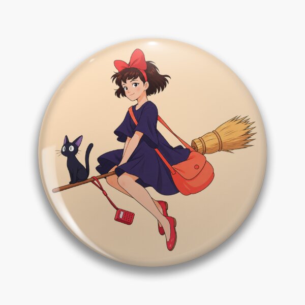 Item preview, Kiki and her black cat Jiji designed and sold by YChangShop.