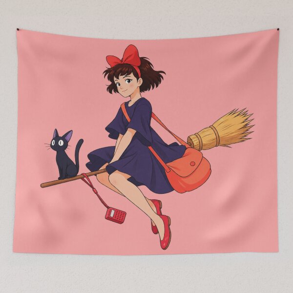 Item preview, Kiki and her black cat Jiji designed and sold by YChangShop.