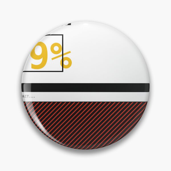 Item preview, 99 Percent Loading Brutalist Sticker designed and sold by PlusScanner.