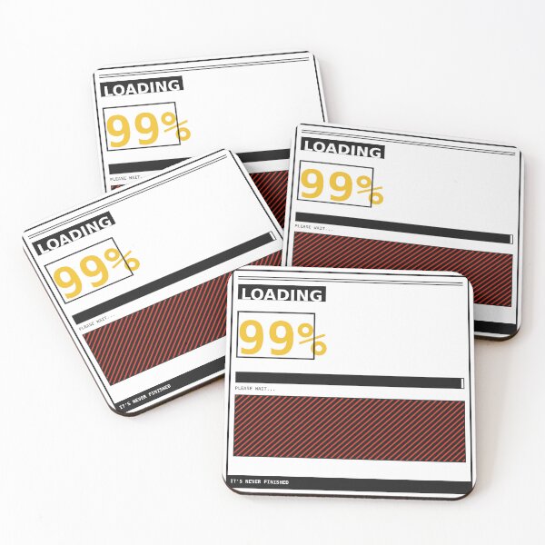 Item preview, 99 Percent Loading Brutalist Sticker designed and sold by PlusScanner.
