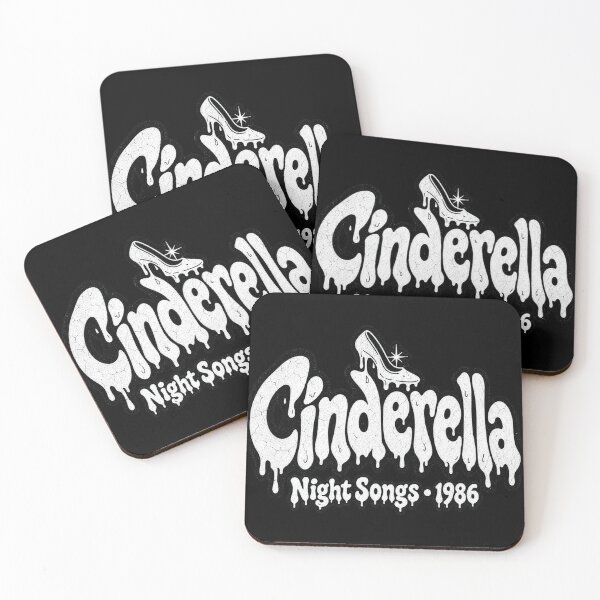 Item preview, Cinderella Night Songs 1986 Retro Liquid Typography designed and sold by JMS-Artvintage.