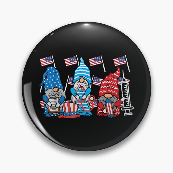 Item preview, American Gnomes Nurse 4th of July Scrub Top Patriot Women designed and sold by LucindaLong ⭐⭐⭐⭐⭐(992).