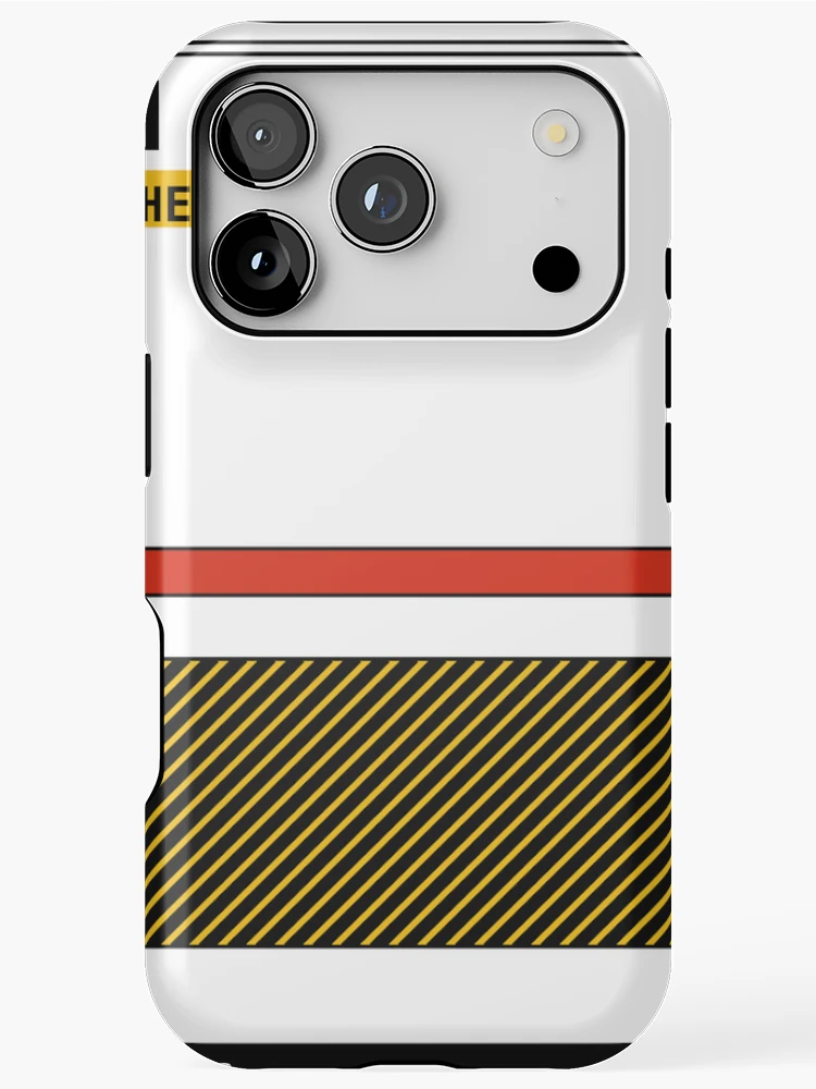 Thumbnail 1 of 4, iPhone Case, System Overheating Warning Sticker designed and sold by PlusScanner.