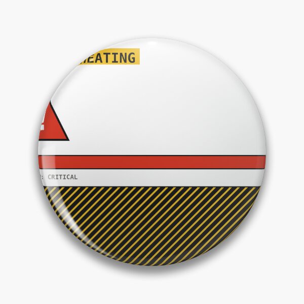 Item preview, System Overheating Warning Sticker designed and sold by PlusScanner.
