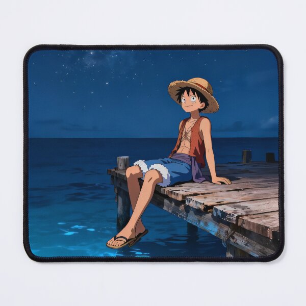 Item preview, Luffy Stargazing by the Pier designed and sold by PRINTATSTUDIO.