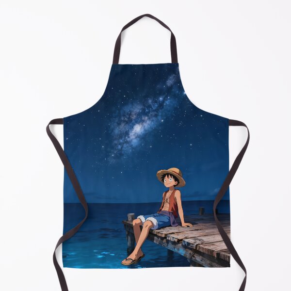 Item preview, Luffy Stargazing by the Pier designed and sold by PRINTATSTUDIO.