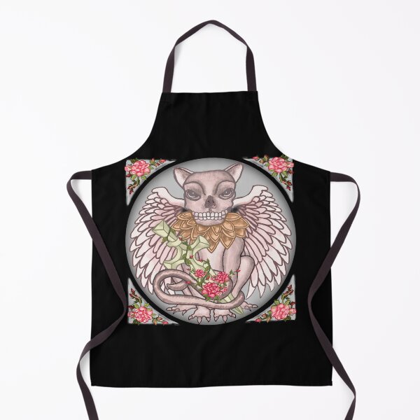 Item preview, Skull Cat Gargoyle designed and sold by artmuvz.