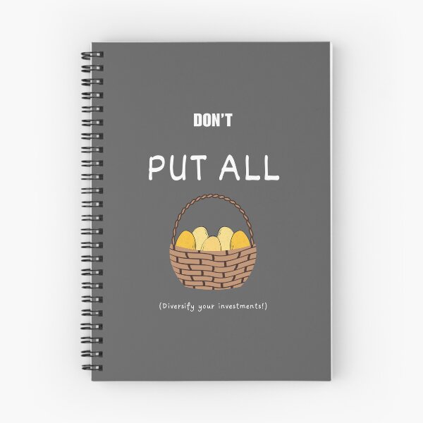 Item preview, Don't put all the eggs in one basket (white text) designed and sold by Idioms4u.
