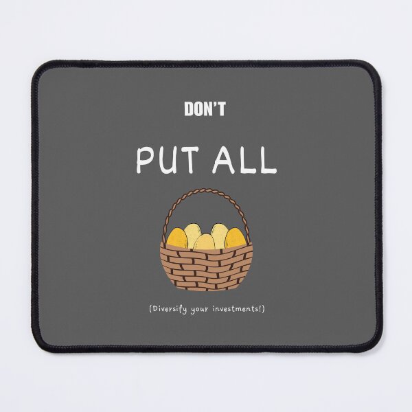 Item preview, Don't put all the eggs in one basket (white text) designed and sold by Idioms4u.