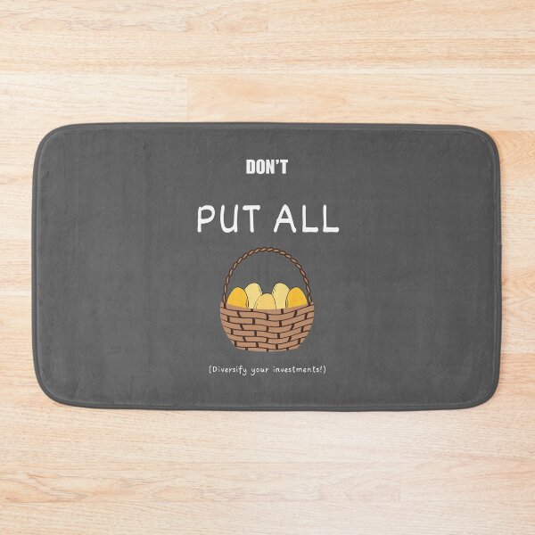 Item preview, Don't put all the eggs in one basket (white text) designed and sold by Idioms4u.