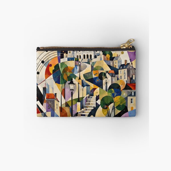 Item preview, Colorful Geometric Montmartre Paris Sacré-Cœur Art designed and sold by GutyzDesignsES.