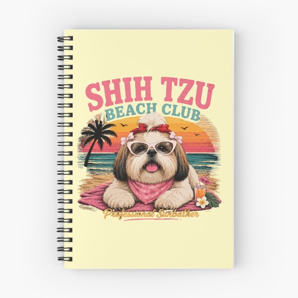 Item preview, Shih Tzu Beach Club – Professional Sunbather designed and sold by PawsAndPallette .