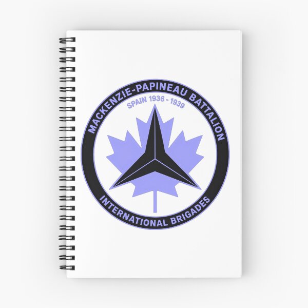 Item preview, Mackenzie Papineau Battalion International Brigades Antifascist Emblem Print designed and sold by PinUpPizzazz.