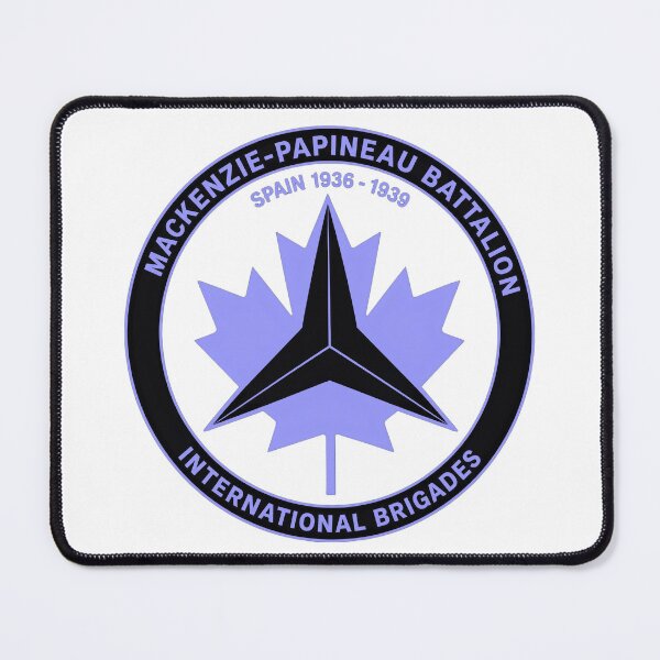 Item preview, Mackenzie Papineau Battalion International Brigades Antifascist Emblem Print designed and sold by PinUpPizzazz.