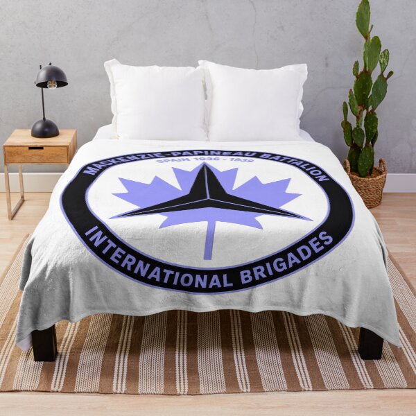 Item preview, Mackenzie Papineau Battalion International Brigades Antifascist Emblem Print designed and sold by PinUpPizzazz.