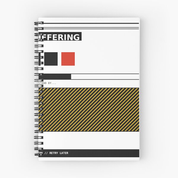 Item preview, Buffering Please Stand By Sticker designed and sold by PlusScanner.