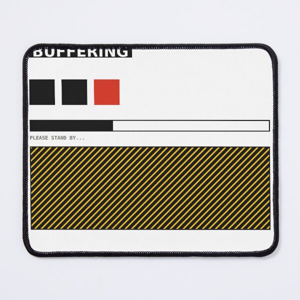 Item preview, Buffering Please Stand By Sticker designed and sold by PlusScanner.