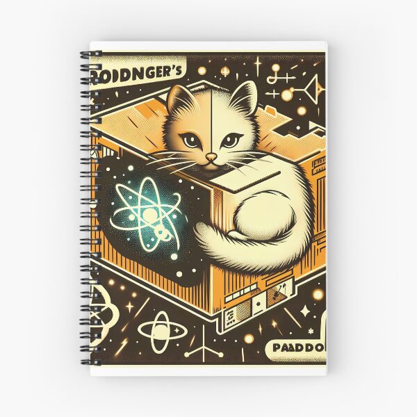 Item preview, Schrodingers Nap Quantum Physics Cat Funny Science Tee designed and sold by SivaStudios.
