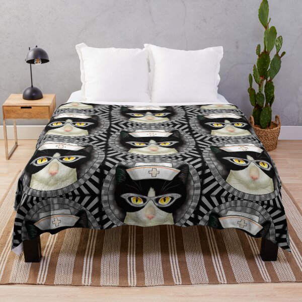 Item preview, Tuxedo Cat Nurse designed and sold by artmuvz.